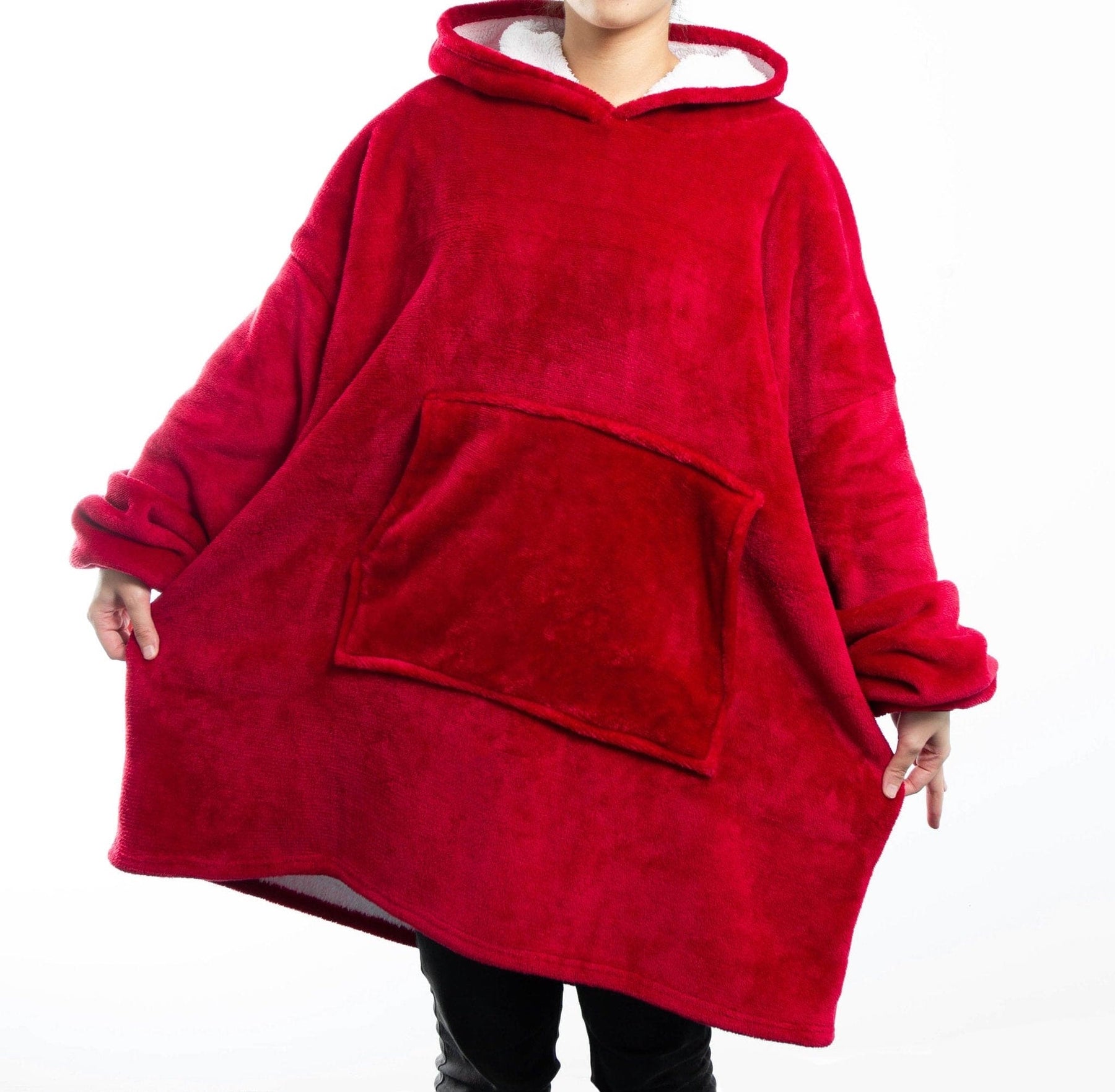 Oversized Ultra Plush Hoodie Blanket - ShopBox