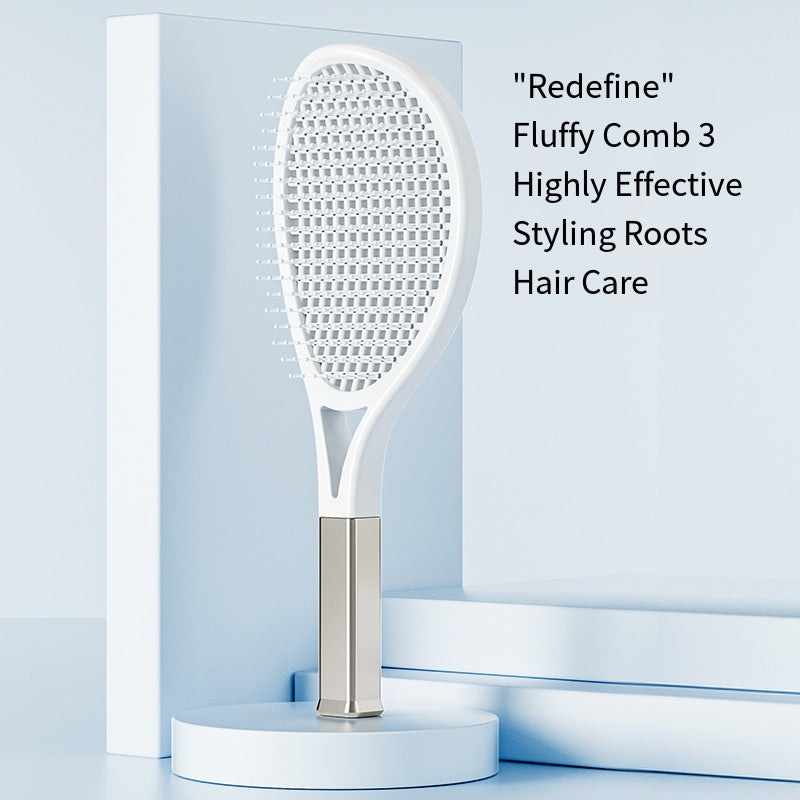 Hair Comb Tennis Racket Fluffy Combs High Skull Top Hair Artifact Airbag Cushion Massage Comb Barber Tools Hair Detangler Hairbrush For Thick Hair Self Cleaning Curly Hair Brush For Curly Hair - ShopBox