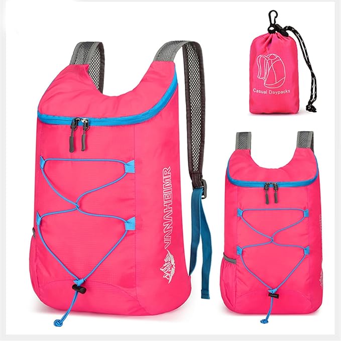 Multifunctional Outdoor Folding Backpack, High Density, Lightweight, Waterproof, Nylon Fabric - ShopBox