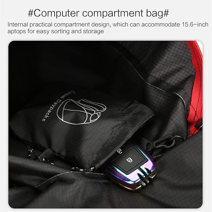 Multifunctional Outdoor Folding Backpack, High Density, Lightweight, Waterproof, Nylon Fabric - ShopBox