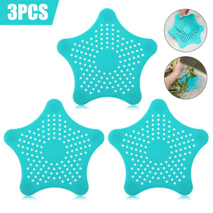 Silicone Starfish-shaped Sink and Bath Drain Filter - ShopBox 