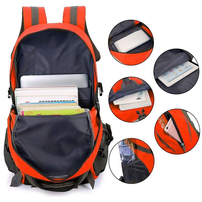 40L Waterproof Large Backpack Perfect for School, Work and Camping - ShopBox 