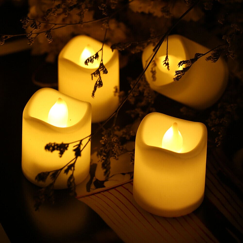 24PCS LED Tea Lights Candles - ShopBox 