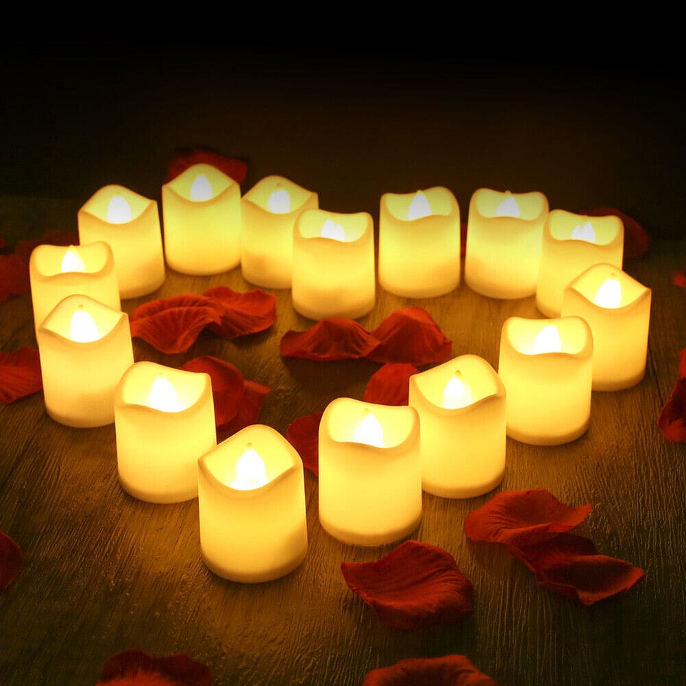 24PCS LED Tea Lights Candles - ShopBox 