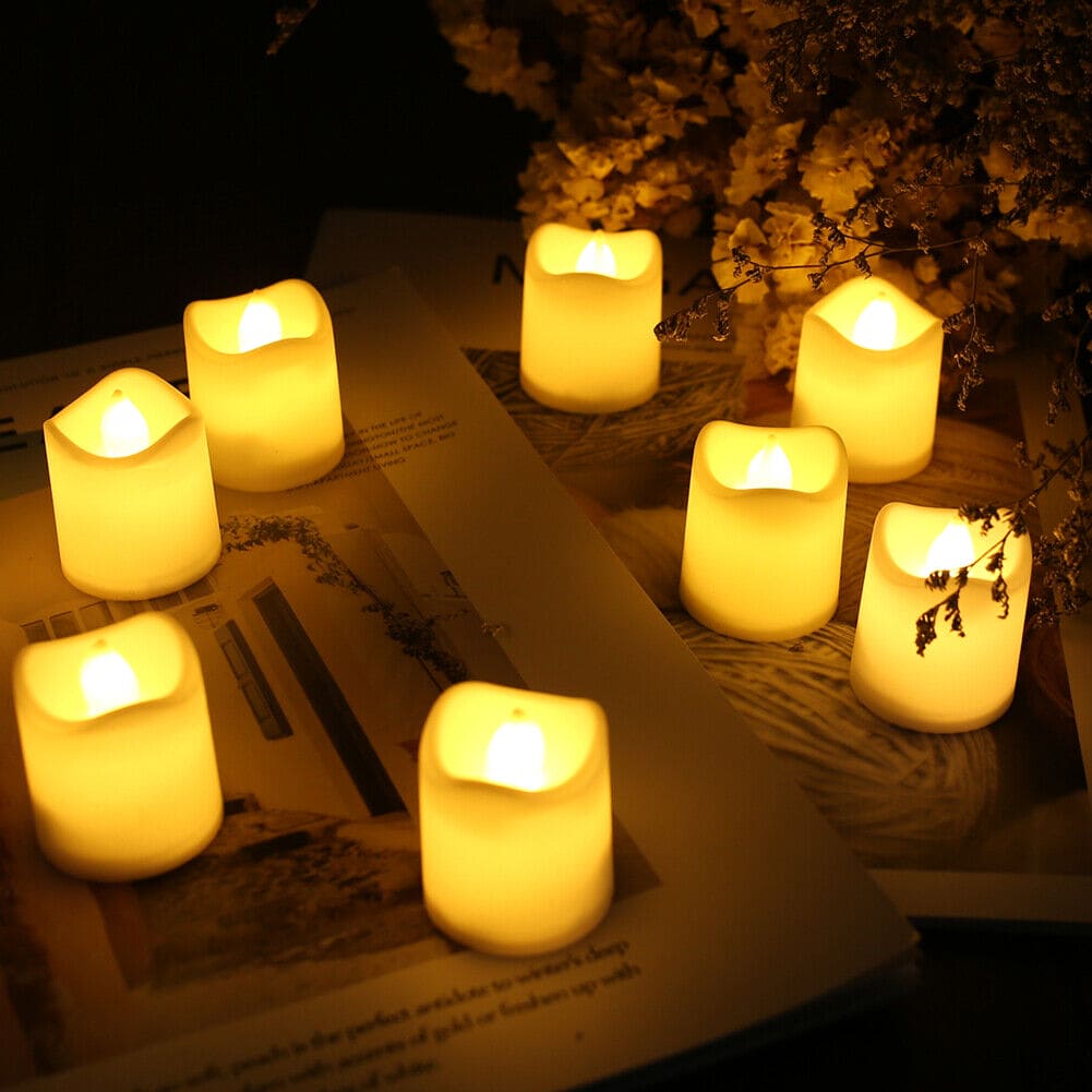 24PCS LED Tea Lights Candles - ShopBox 