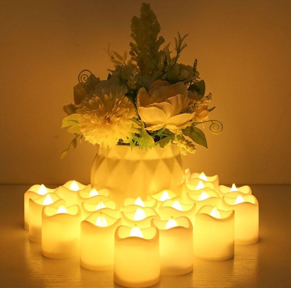 24PCS LED Tea Lights Candles - ShopBox 