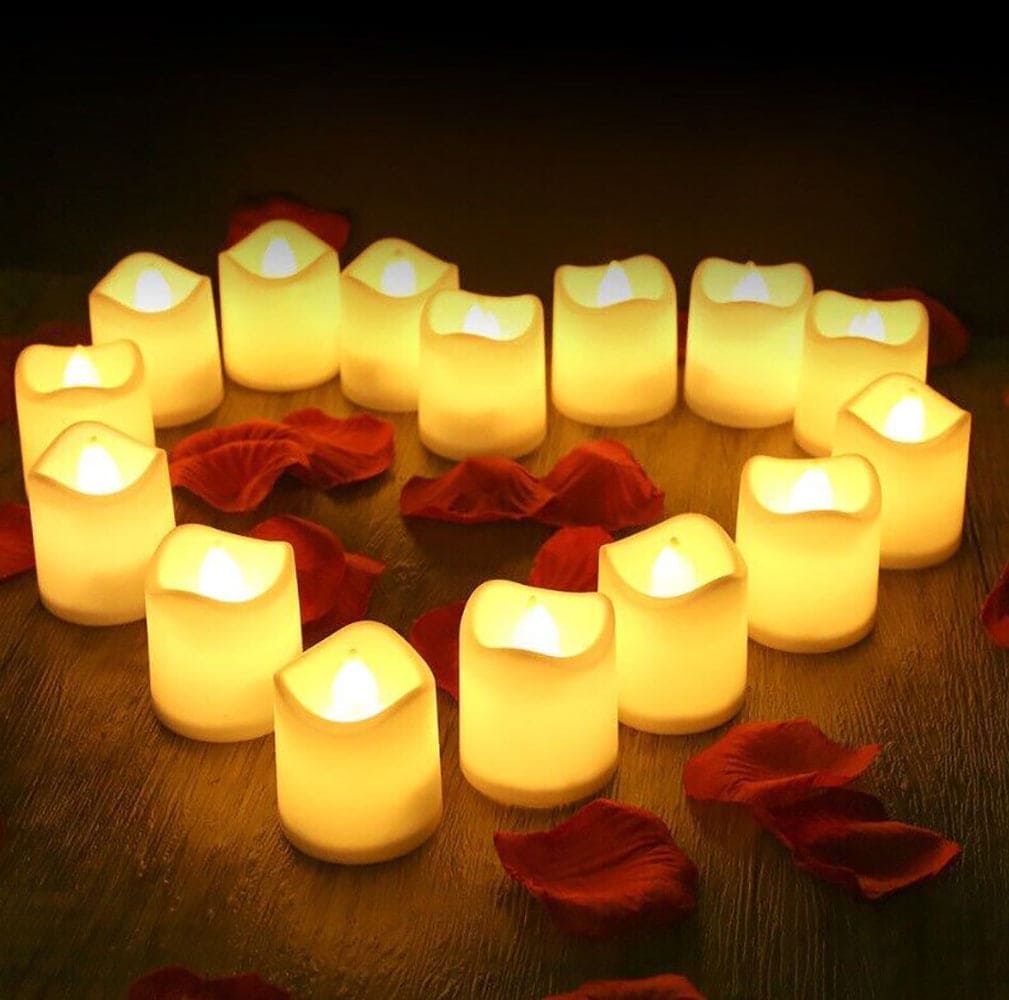 24PCS LED Tea Lights Candles - ShopBox 