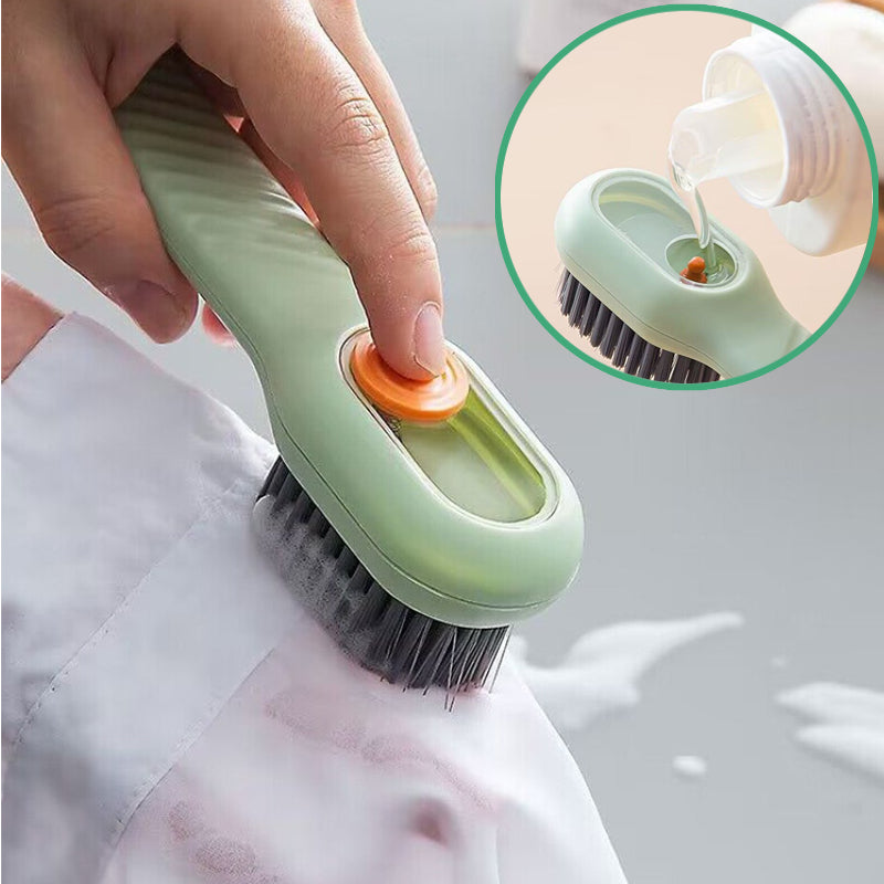 Deep Cleaning Soft Bristle Shoe Brush with Automatic Liquid Discharge - ShopBox 