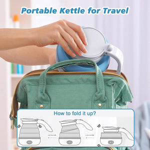 Foldable Electric Kettle Perfect for Camping and Hiking - ShopBox 