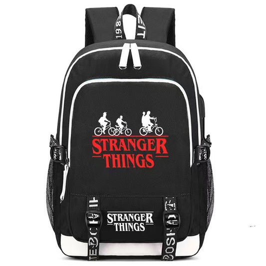 Stranger Things Backpack With USB Charging - ShopBox 