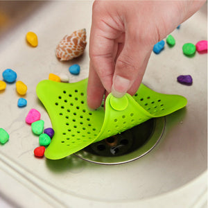 Silicone Starfish-shaped Sink and Bath Drain Filter - ShopBox 