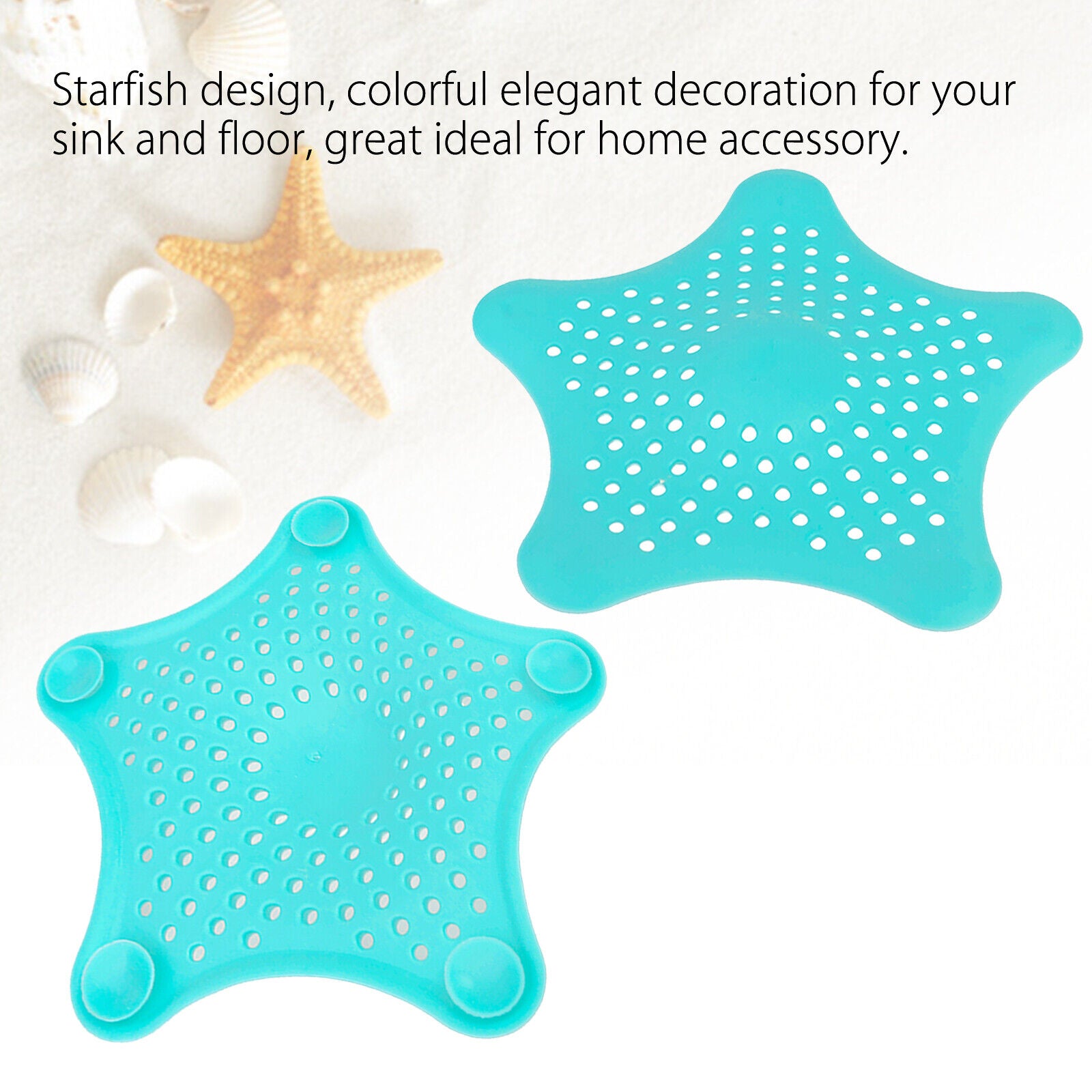 Silicone Starfish-shaped Sink and Bath Drain Filter - ShopBox 