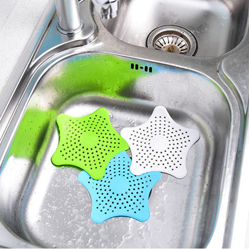 Silicone Starfish-shaped Sink and Bath Drain Filter - ShopBox 