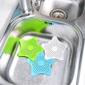 Silicone Starfish-shaped Sink and Bath Drain Filter - ShopBox 