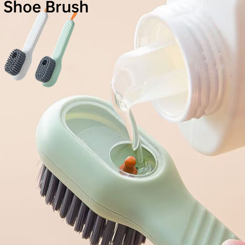 Deep Cleaning Soft Bristle Shoe Brush with Automatic Liquid Discharge - ShopBox 