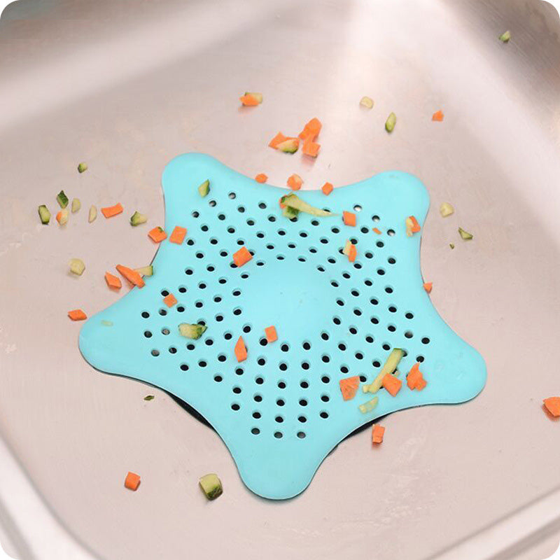 Silicone Starfish-shaped Sink and Bath Drain Filter - ShopBox 