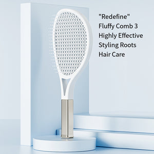 Hair Comb Tennis Racket Fluffy Combs High Skull Top Hair Artifact Airbag Cushion Massage Comb Barber Tools Hair Detangler Hairbrush For Thick Hair Self Cleaning Curly Hair Brush For Curly Hair - ShopBox 