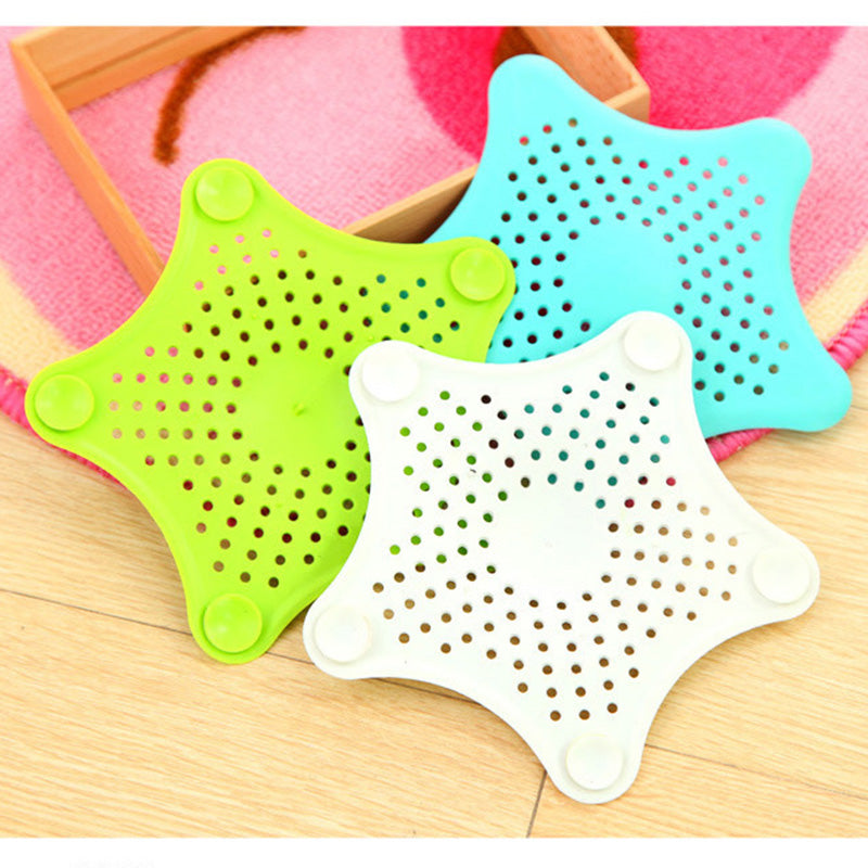 Silicone Starfish-shaped Sink and Bath Drain Filter - ShopBox 