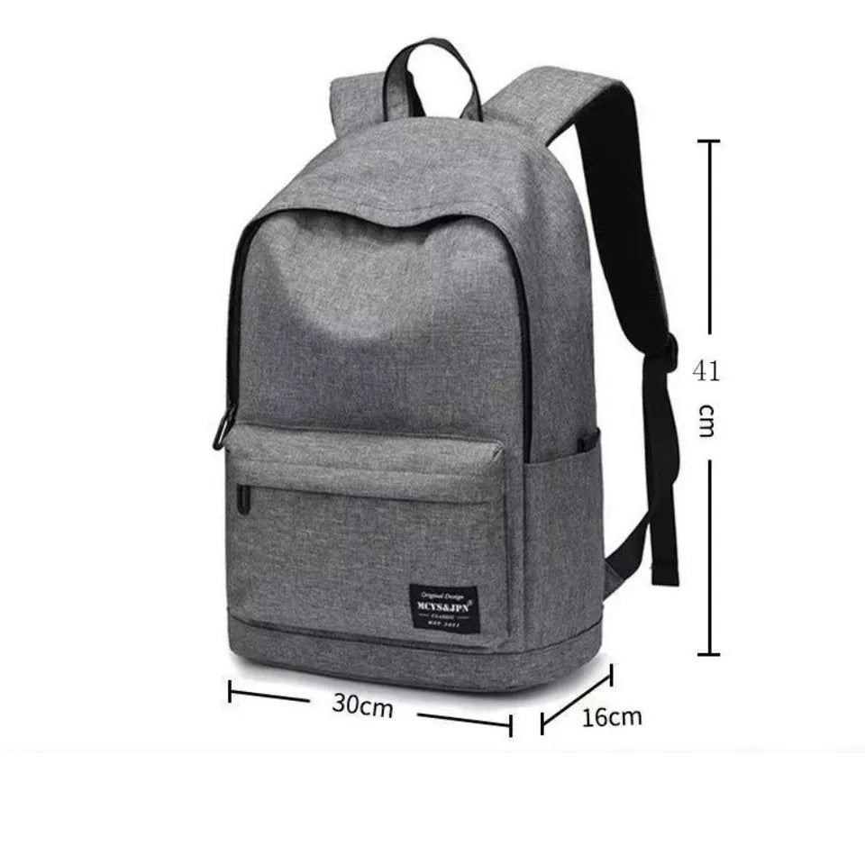 Trendy Men's Minimalist Backpack Versatile Backpack Large Capacity School Student Computer Travel Bag Washable Unisex Backpack - ShopBox 