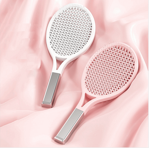 Hair Comb Tennis Racket Fluffy Combs High Skull Top Hair Artifact Airbag Cushion Massage Comb Barber Tools Hair Detangler Hairbrush For Thick Hair Self Cleaning Curly Hair Brush For Curly Hair