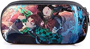 2024 Hot Sale Anime Demon Slayer Kimetsu No Yaiba Pencil Case Zipper - ShopBox 