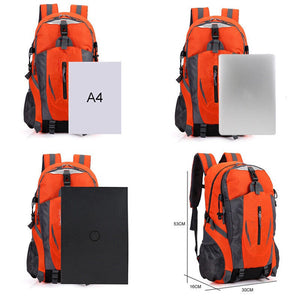 40L Waterproof Large Backpack Perfect for School, Work and Camping - ShopBox 