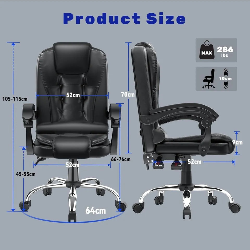 Office Chair Swivel Recliner Computer Desk Gaming Chair - ShopBox 