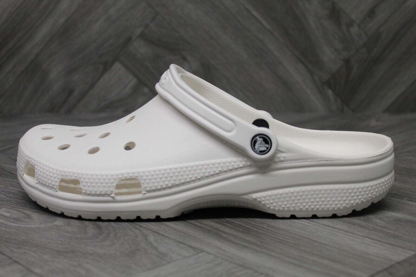 Crocs Classic White Clogs Roomy Fit Sandals Adults Mens Unisex UK 13 / EU 49-50 - ShopBox 