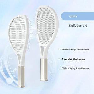 Hair Comb Tennis Racket Fluffy Combs High Skull Top Hair Artifact Airbag Cushion Massage Comb Barber Tools Hair Detangler Hairbrush For Thick Hair Self Cleaning Curly Hair Brush For Curly Hair - ShopBox 