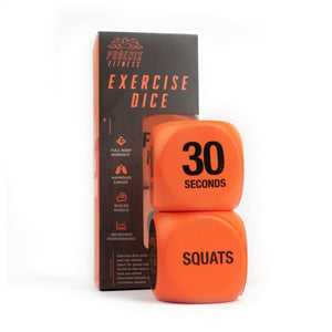 Exercise Dice Workout Game Warm Up Cardio HIIT Fitness Training Home Gym Travel - ShopBox 