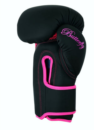 Ladies Boxing Gloves Pink MMA Muay Thai Women Training Sparring UFC - ShopBox 