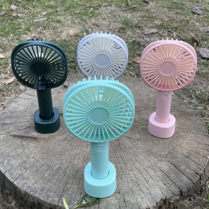 Hand-held portable mini fan USB Rechargable