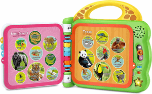 Leapfrog 100 Animals Book, Baby Book with Sounds and Colours for Sensory Play