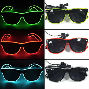 LED Light Up Neon Luminous Glasses for Adults - ShopBox 