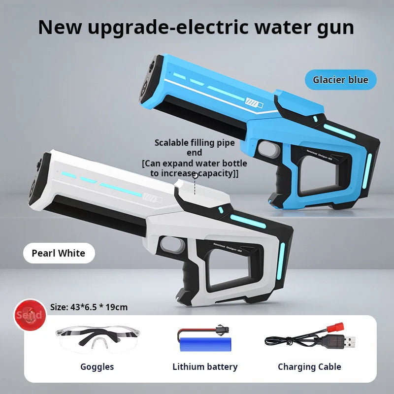 Adult Electric Water Guns Automatic Suction Water Jets Summer Outdoor Beach Toy - ShopBox 