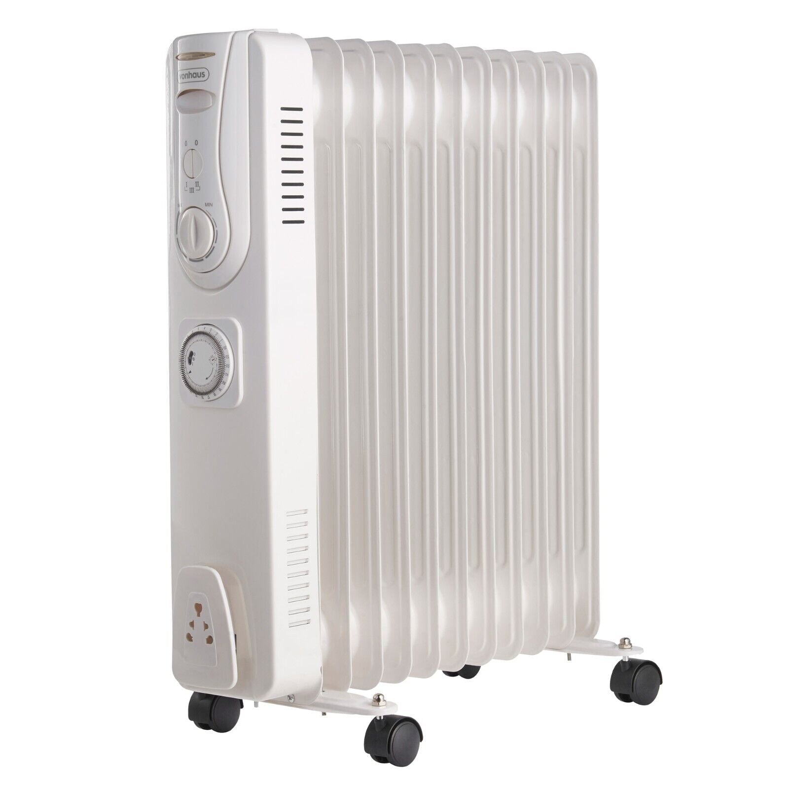 Oil Filled Radiator 11 Fin, Oil Heater Portable Electric Free Standing - ShopBox 