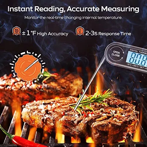 Digital Meat Thermometers for Air Fryers Cooking - ShopBox 