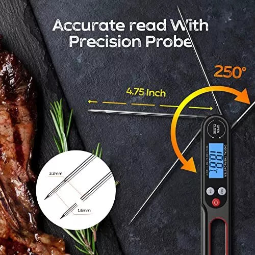 Digital Meat Thermometers for Air Fryers Cooking - ShopBox 