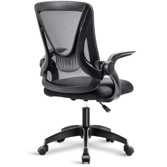 Office Desk Chair, Ergonomic Mesh Chair With 90° Flip-up Armrest Swive - ShopBox 