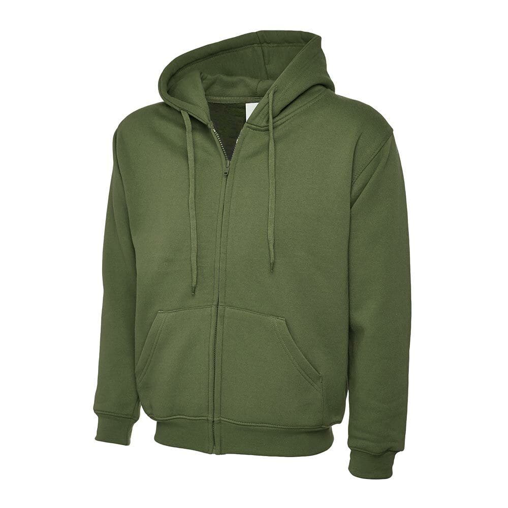 Full Zip Unisex Hooded Sweatshirt - ShopBox 