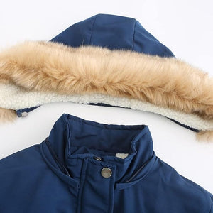 YFFUSHI Women Warm Faux Fur Hooded Jacket - ShopBox 