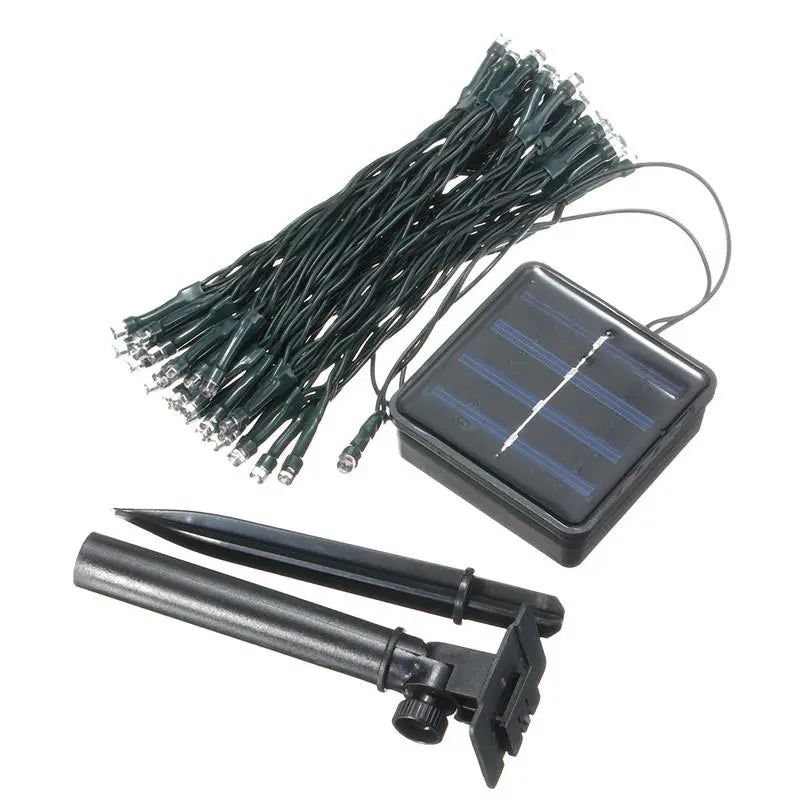 Outdoor Solar Powered 5.2M 50 LED - ShopBox 