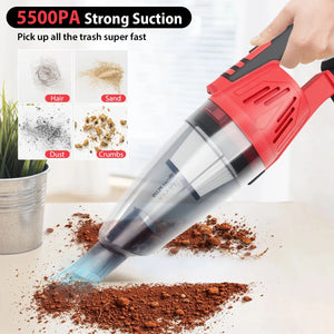 Cordless Dual-Purpose Handheld Vacuum Cleaner for Car & Home