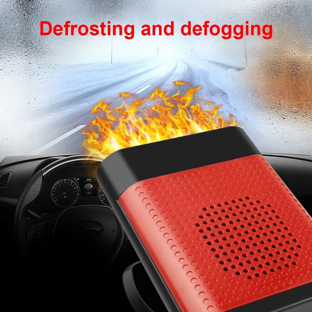 12V 1200W Electric Heating and Cooling Fan for Windshield Defogging, Defrosting, and Demisting - ShopBox 