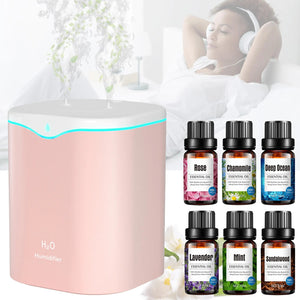 2L Cool Mist Double Spray Humidifier With LED Lights