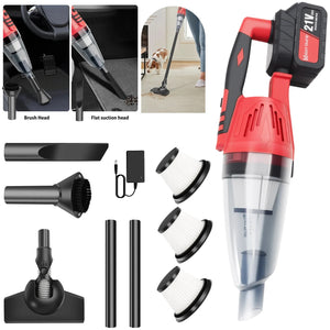 Cordless Dual-Purpose Handheld Vacuum Cleaner for Car & Home