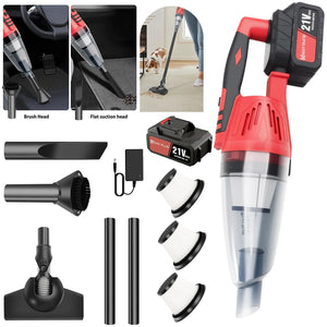 Cordless Dual-Purpose Handheld Vacuum Cleaner for Car & Home