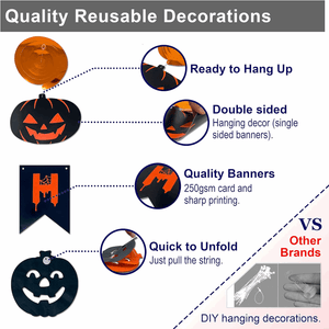 Premium Reusable Halloween Decorations Indoor