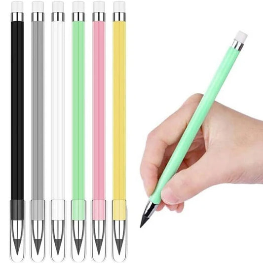 10pcs Eternal Pencil Set Macaron For Kids Cute Pens Painting Art School Office Supplies - ShopBox 