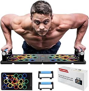 Multi-Function Push Up Board, Push Up Bar, Push up Handles, Professional Home Workout, Fitness Equipment, Strength Training - ShopBox 